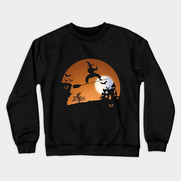 karate halloween Crewneck Sweatshirt by khalid12